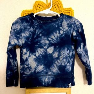 Shibori Tie Dye Navy 18m sweater